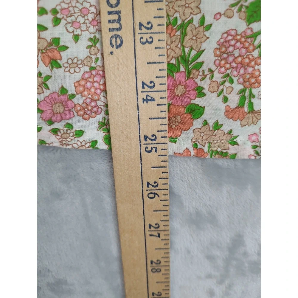Vintage Floral Pajama Set Women's Size M Two‎ Piece Lounge Sleepwear